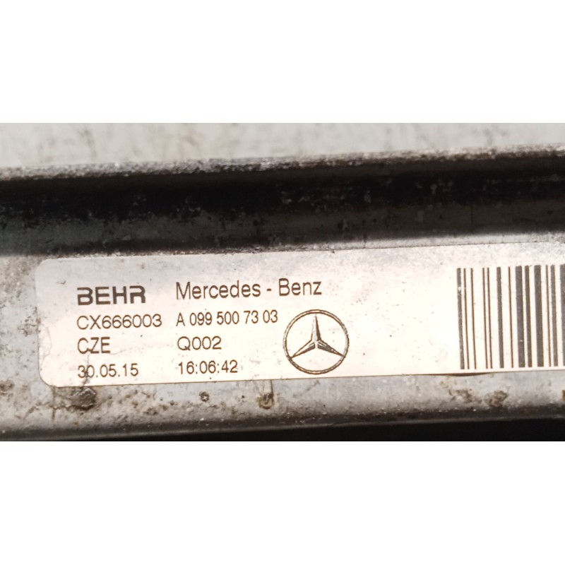 Recambio de radiador agua para mercedes-benz clase c (w205) c 400 4-matic (205.066) referencia OEM IAM A0995007303  14