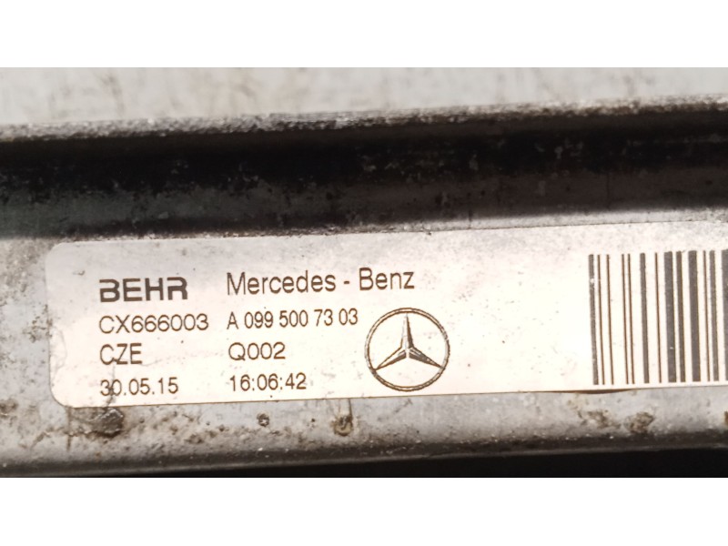 Recambio de radiador agua para mercedes-benz clase c (w205) c 400 4-matic (205.066) referencia OEM IAM A0995007303  14