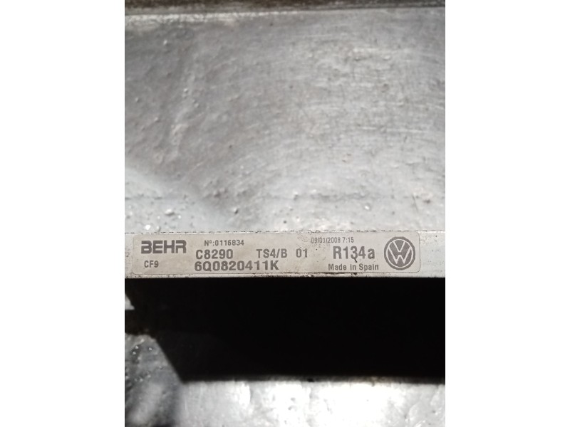 Recambio de condensador aire acondicionado para skoda fabia (5j2 ) style referencia OEM IAM 6Q0820411K  