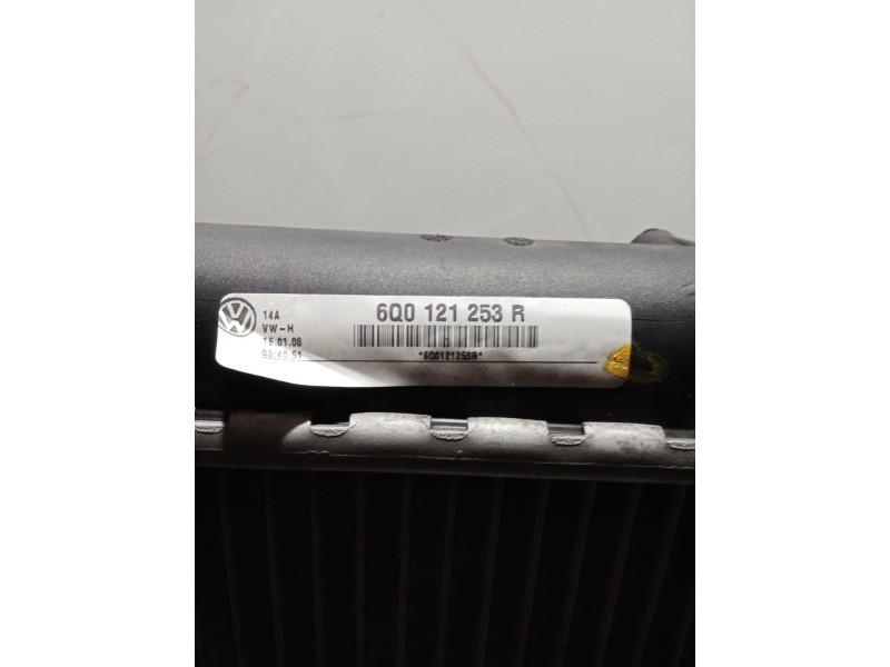 Recambio de radiador agua para skoda fabia (5j2 ) style referencia OEM IAM 6Q0121253R  