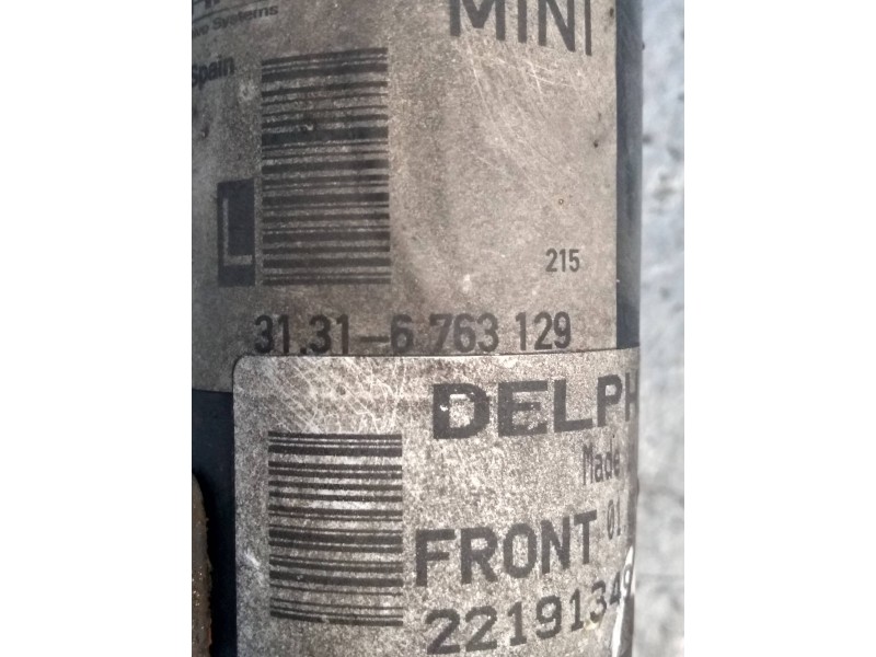 Recambio de amortiguador delantero izquierdo para mini cabrio (r52) cooper referencia OEM IAM 31316763129 22191349 