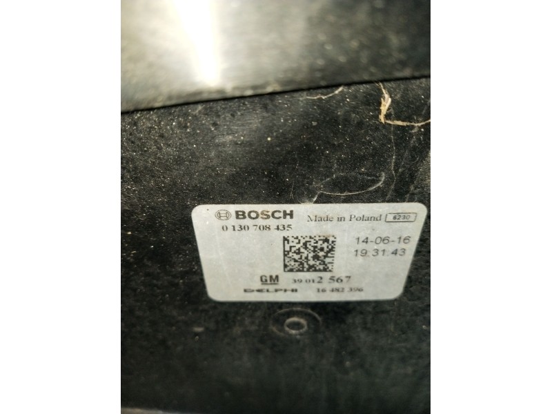 Recambio de electroventilador para opel astra k (b16) 1.6 cdti (68) referencia OEM IAM 0130708435 39012567 