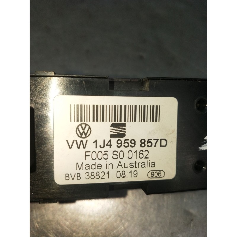 Recambio de mando elevalunas delantero izquierdo para seat leon (1m1) 1.9 tdi referencia OEM IAM 1J4959857D F005S00162 5P