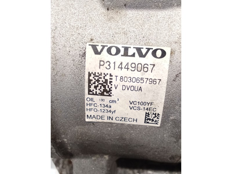 Recambio de compresor aire acondicionado para volvo xc40 (536) d4 awd referencia OEM IAM P31449067  