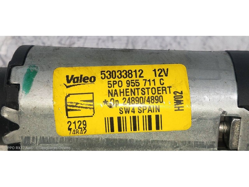 Recambio de motor limpia trasero para seat altea xl (5p5) freetrack 4x4 referencia OEM IAM 5P0955711C 53033812 