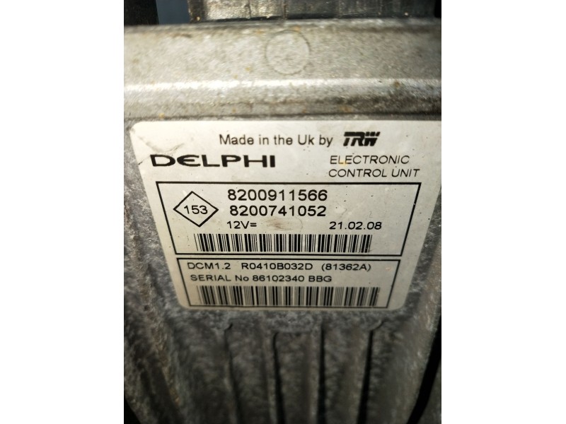 Recambio de centralita motor uce para renault twingo authentique referencia OEM IAM 8200911566 8200741052 86102340