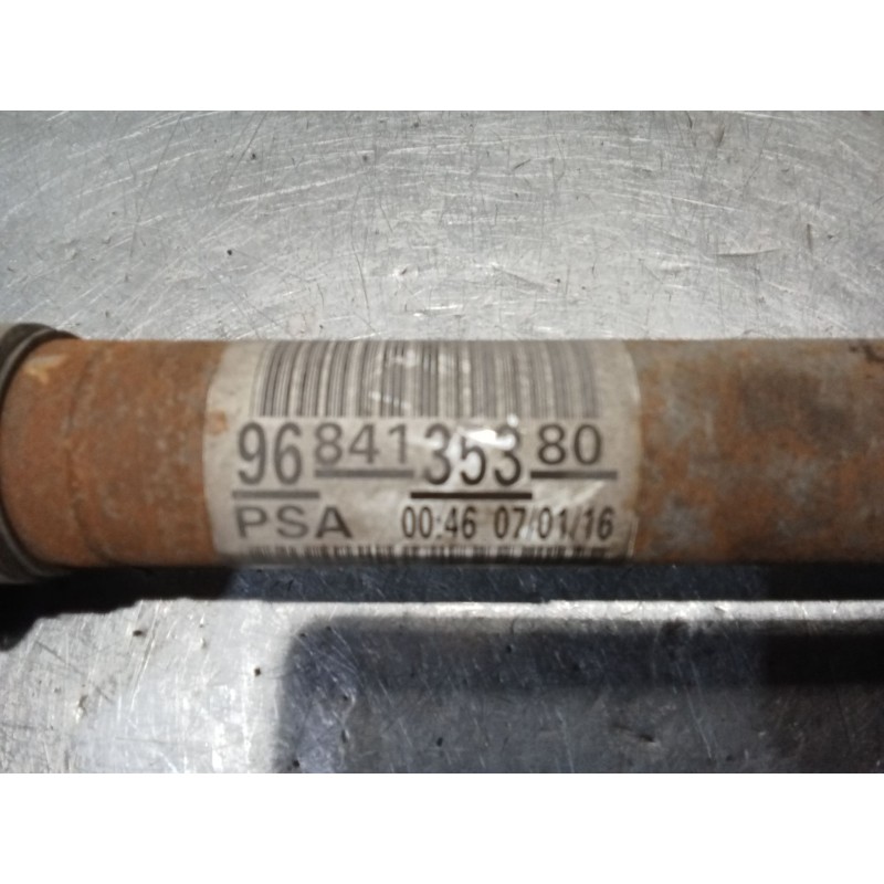 Recambio de transmision delantera izquierda para peugeot 3008 i monospace (0u_) 1.6 bluehdi 120 referencia OEM IAM 9684135380  