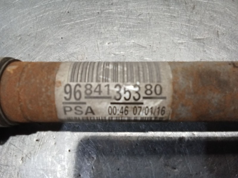 Recambio de transmision delantera izquierda para peugeot 3008 i monospace (0u_) 1.6 bluehdi 120 referencia OEM IAM 9684135380  