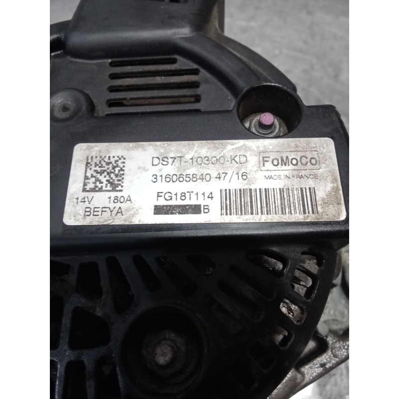 Recambio de alternador para ford s-max (cj, wa6) 2.0 tdci referencia OEM IAM DS7T10300KD  180a