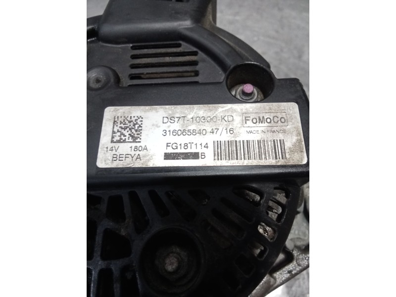 Recambio de alternador para ford s-max (cj, wa6) 2.0 tdci referencia OEM IAM DS7T10300KD  180a