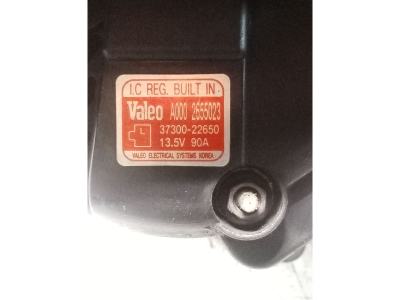 Recambio de alternador para kia rio 1.4 ex1 referencia OEM IAM A0002655023 3730022650 90A 05