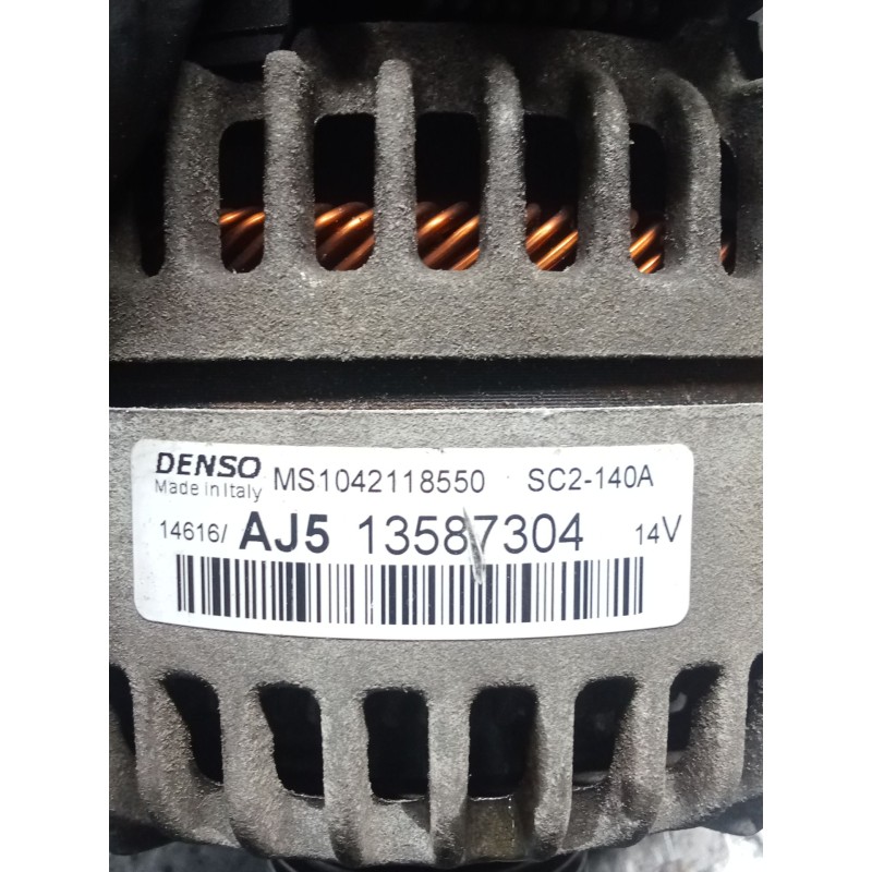 Recambio de alternador para opel astra k (b16) 1.6 cdti (68) referencia OEM IAM 13587304  140A