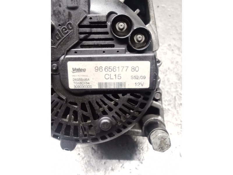 Recambio de alternador para peugeot 206+ referencia OEM IAM 9665617780  09
