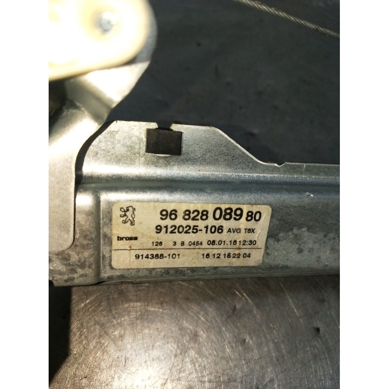 Recambio de elevalunas delantero izquierdo para peugeot 3008 i monospace (0u_) 1.6 bluehdi 120 referencia OEM IAM 9682808980 912