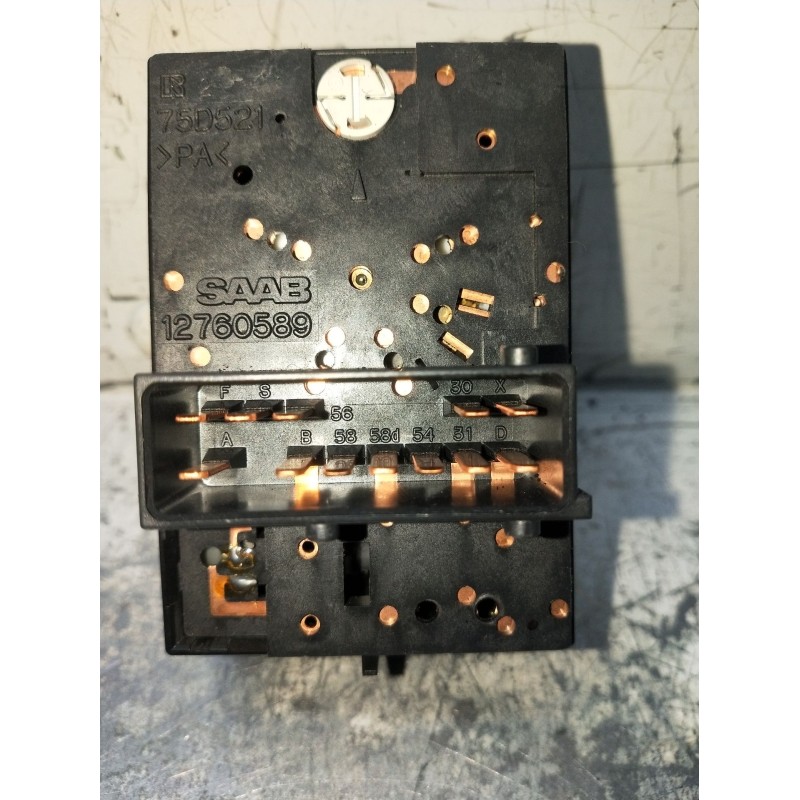 Recambio de mando luces para saab 9-5 berlina 1.9 tid vector referencia OEM IAM 12760589  INTERRUPTOR