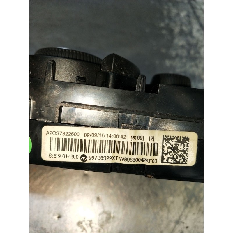 Recambio de mando calefaccion / aire acondicionado para peugeot 3008 i monospace (0u_) 1.6 bluehdi 120 referencia OEM IAM 967383