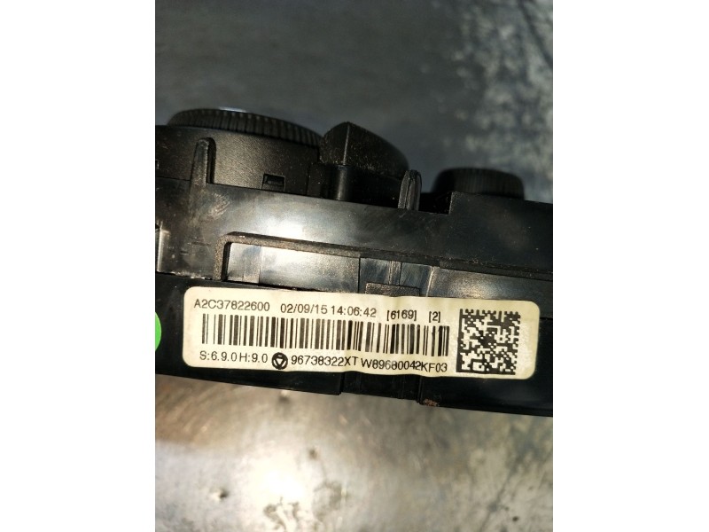 Recambio de mando calefaccion / aire acondicionado para peugeot 3008 i monospace (0u_) 1.6 bluehdi 120 referencia OEM IAM 967383