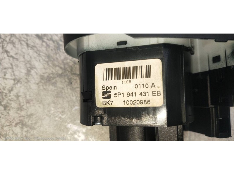 Recambio de mando luces para seat altea xl (5p5) freetrack 4x4 referencia OEM IAM 5P1941431EB  