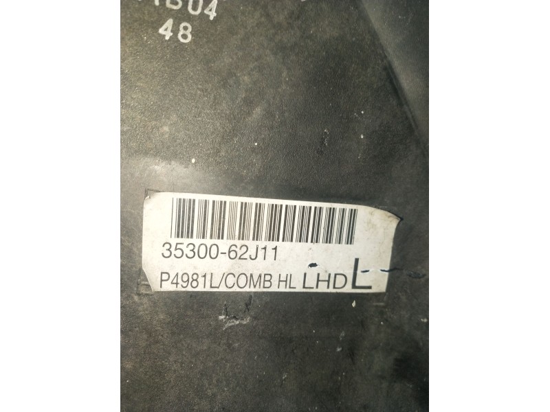 Recambio de faro izquierdo para suzuki swift berlina (mz) gl (5-ptas.) referencia OEM IAM 3530062J11  