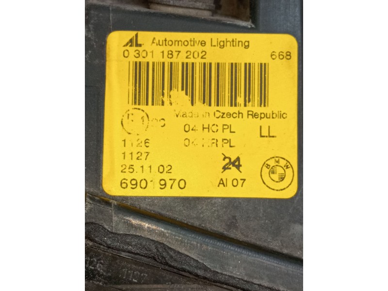 Recambio de faro derecho para bmw 3 compact (e46) 320 td referencia OEM IAM 0301187202 6901970 
