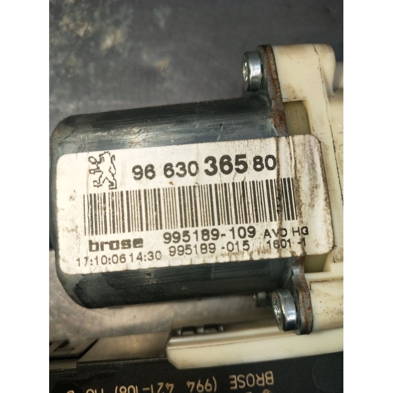 Recambio de elevalunas delantero derecho para peugeot 407 st sport pack referencia OEM IAM 9663036580 995189109 5P