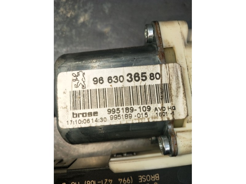 Recambio de elevalunas delantero derecho para peugeot 407 st sport pack referencia OEM IAM 9663036580 995189109 5P