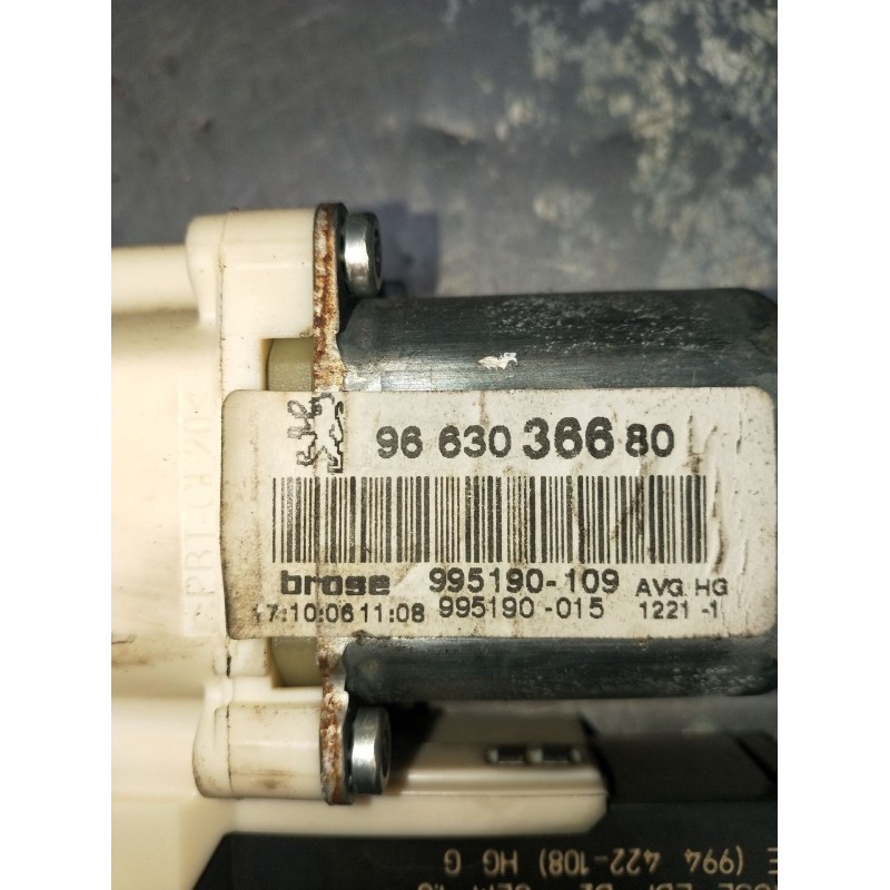 Recambio de elevalunas delantero izquierdo para peugeot 407 st sport pack referencia OEM IAM 9663036680 995190109 5P