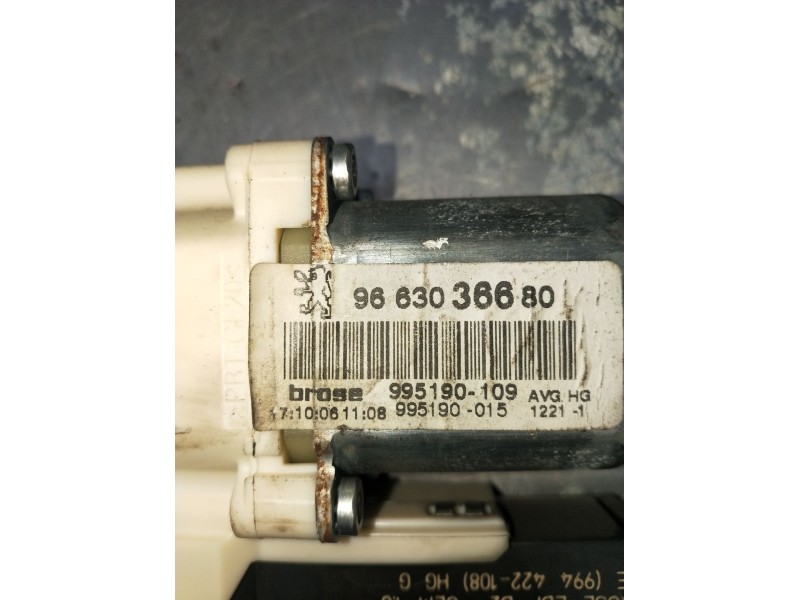 Recambio de elevalunas delantero izquierdo para peugeot 407 st sport pack referencia OEM IAM 9663036680 995190109 5P