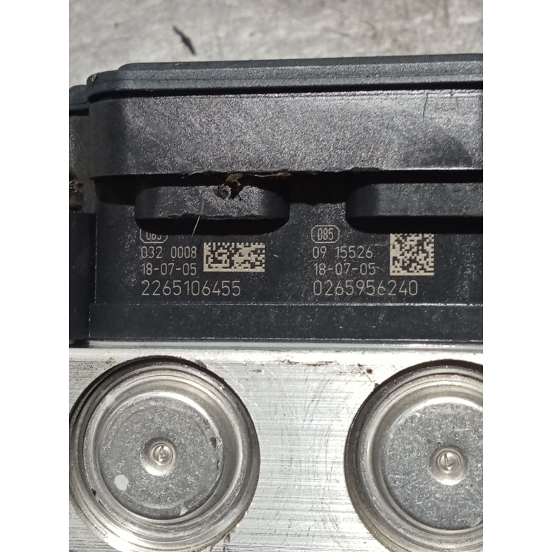 Recambio de abs para peugeot partner furgoneta/monovolumen (k9) 1.6 bluehdi 75 referencia OEM IAM 0265956240 2265106455 98080559