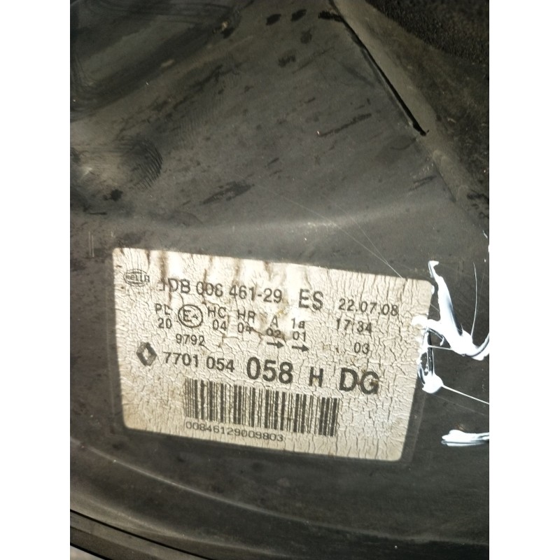 Recambio de faro izquierdo para renault clio ii (bb_, cb_) 1.5 dci (b/cb07) referencia OEM IAM 7701054058H VER FOTOS 