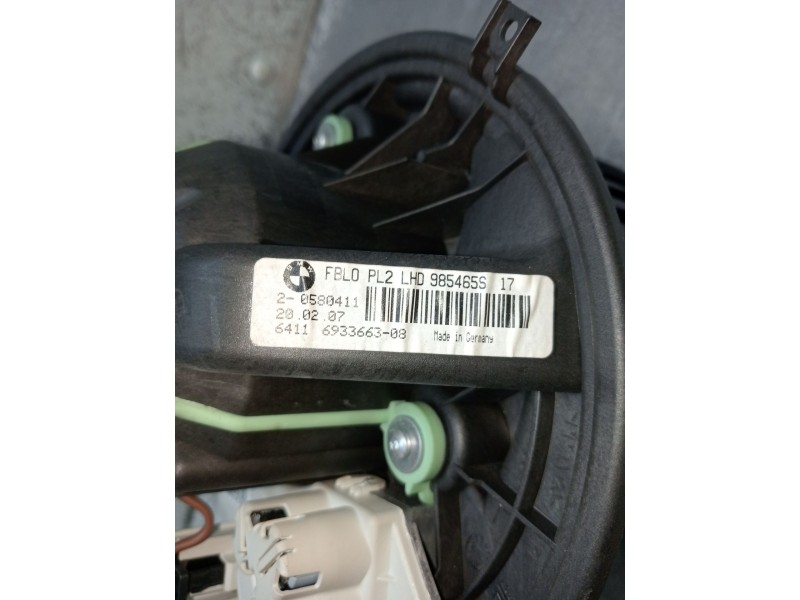 Recambio de motor calefaccion para bmw 1 (e87) 116 i referencia OEM IAM 985465S17 693366308 20580411