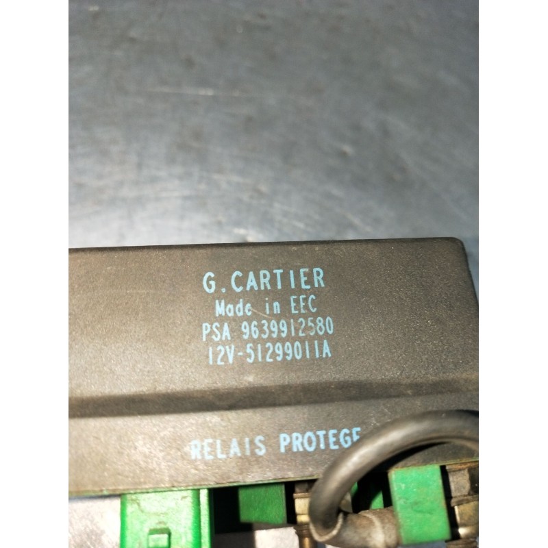 Recambio de caja precalentamiento para citroën saxo (s0, s1) 1.5 d referencia OEM IAM 9639912580 512990IIA 