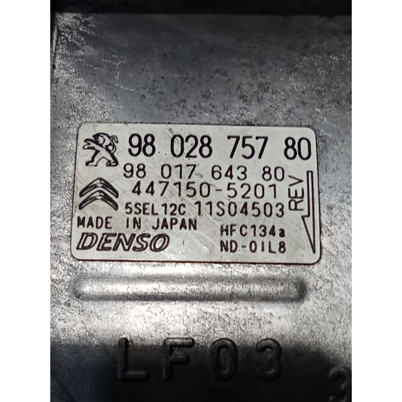 Recambio de compresor aire acondicionado para peugeot 3008 i monospace (0u_) 1.6 bluehdi 120 referencia OEM IAM 9802875780 44715