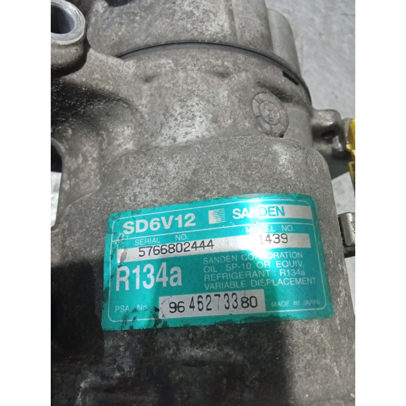 Recambio de compresor aire acondicionado para citroën c3 i (fc_, fn_) 1.4 hdi referencia OEM IAM 9646273380  02