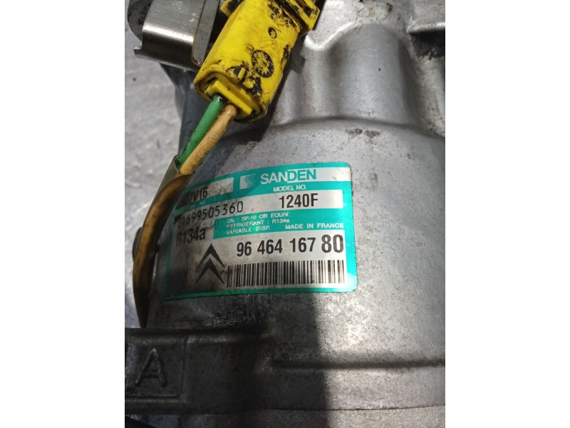 Recambio de compresor aire acondicionado para citroën xsara (n1) 2.0 hdi 90 referencia OEM IAM 9646416780  