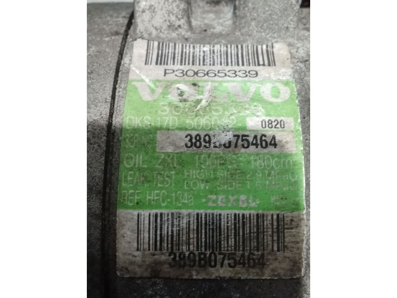 Recambio de compresor aire acondicionado para volvo s80 berlina 2.4 d referencia OEM IAM 8708581  