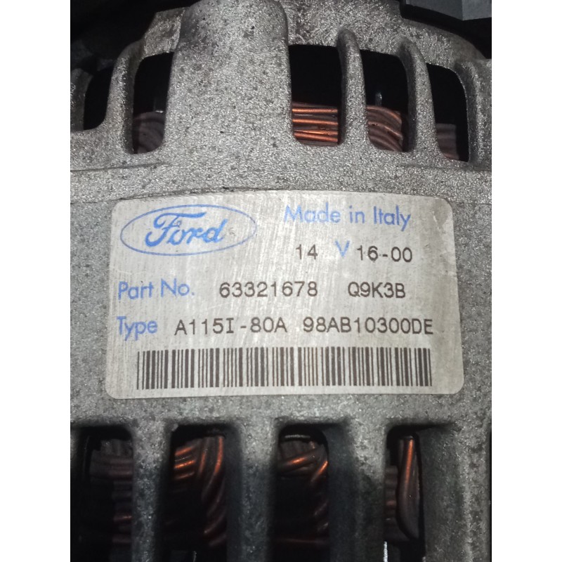 Recambio de alternador para ford focus i (daw, dbw) 2.0 16v referencia OEM IAM 98AB10300DE  80A