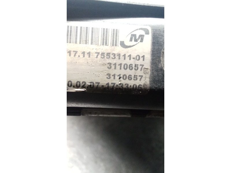 Recambio de radiador agua para bmw 1 (e87) 116 i referencia OEM IAM 7553111 3110657 752293416 05