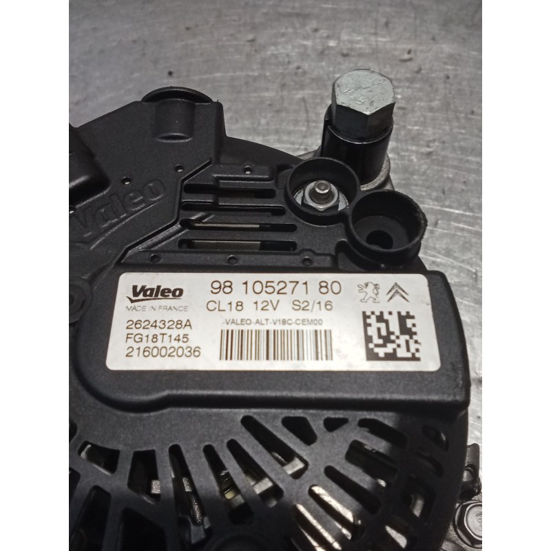 Recambio de alternador para peugeot 3008 i monospace (0u_) 1.6 bluehdi 120 referencia OEM IAM 9810527180  14