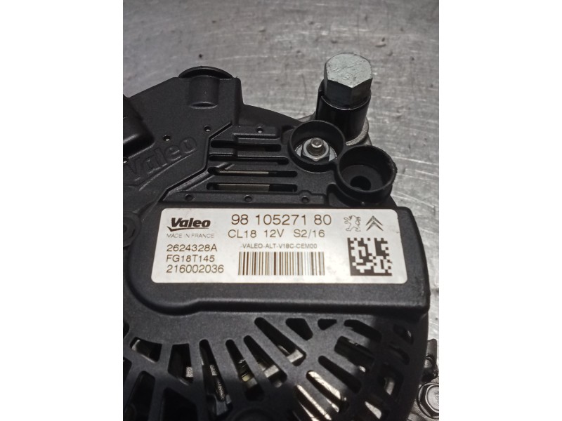 Recambio de alternador para peugeot 3008 i monospace (0u_) 1.6 bluehdi 120 referencia OEM IAM 9810527180  14