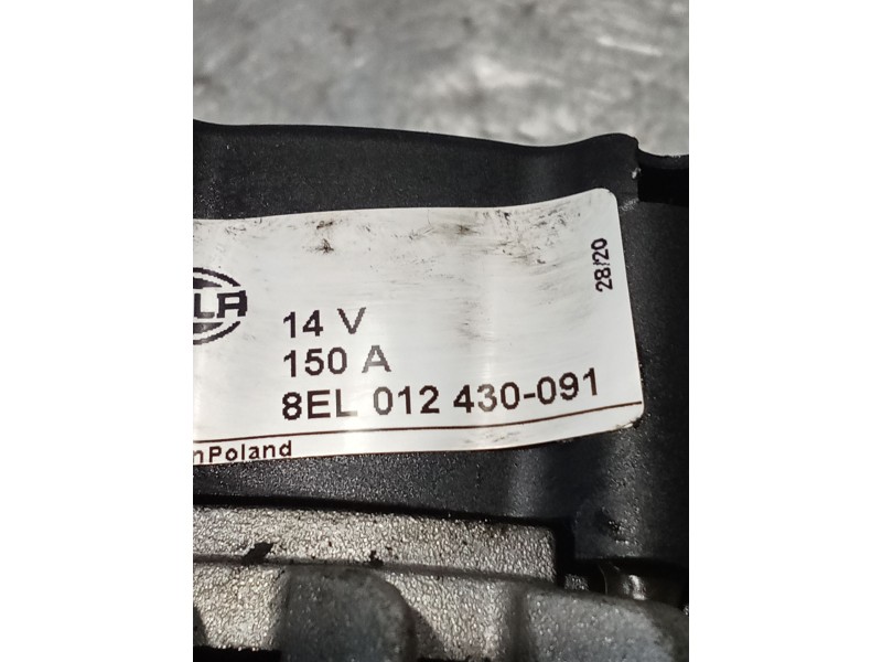 Recambio de alternador para peugeot partner furgoneta/monovolumen (k9) 1.6 bluehdi 75 referencia OEM IAM 8EL012430091  