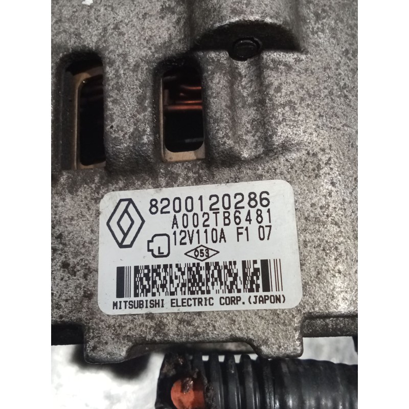 Recambio de alternador para renault clio ii (bb_, cb_) 1.5 dci (b/cb07) referencia OEM IAM 8200120286 A002TB6481 110A 01