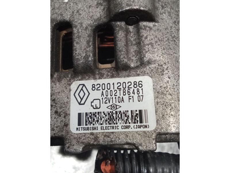 Recambio de alternador para renault clio ii (bb_, cb_) 1.5 dci (b/cb07) referencia OEM IAM 8200120286 A002TB6481 110A 01