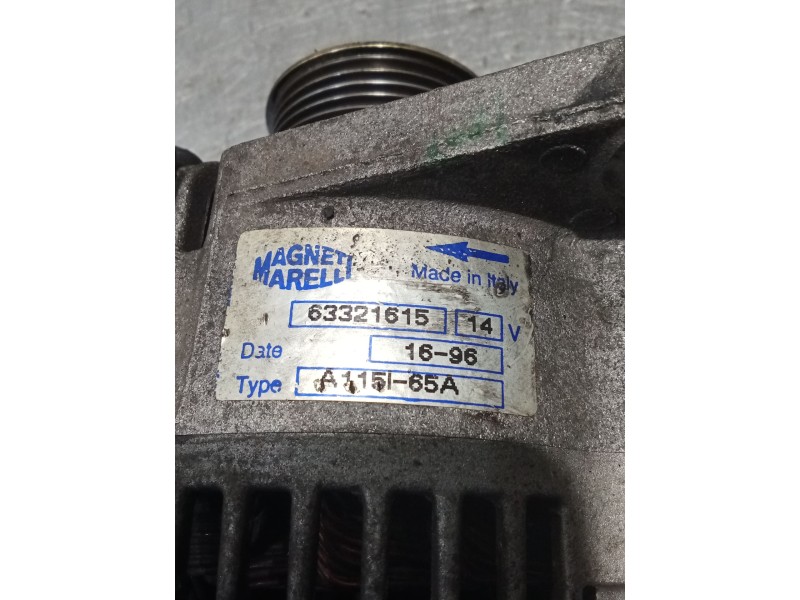 Recambio de alternador para fiat punto (176_) 1.7 td referencia OEM IAM 63321615  