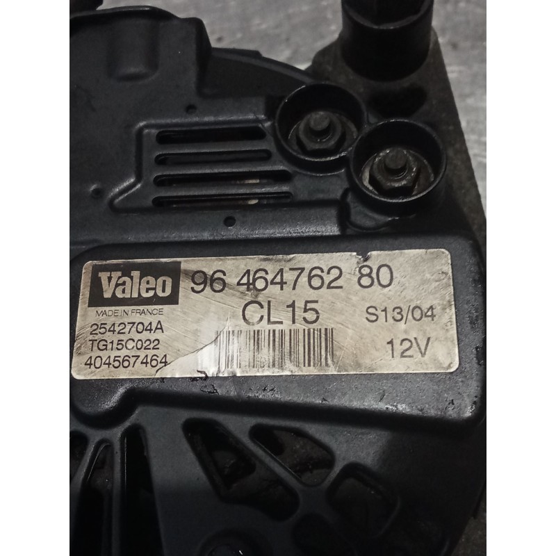 Recambio de alternador para citroën c3 i (fc_, fn_) 1.4 hdi referencia OEM IAM 9646476280  02