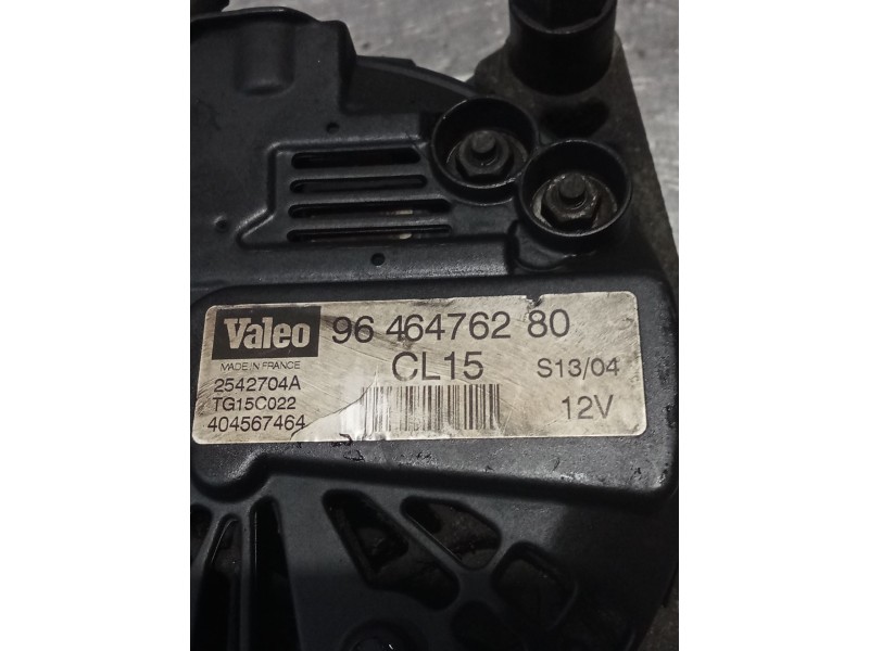 Recambio de alternador para citroën c3 i (fc_, fn_) 1.4 hdi referencia OEM IAM 9646476280  02