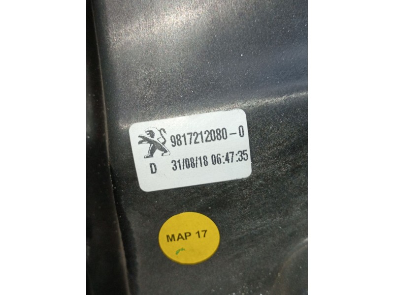 Recambio de elevalunas delantero derecho para peugeot partner furgoneta/monovolumen (k9) 1.6 bluehdi 75 referencia OEM IAM 98172