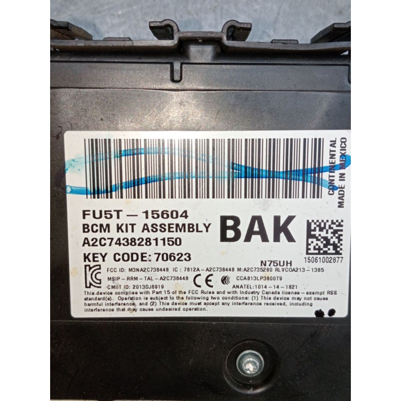Recambio de caja reles / fusibles para ford s-max (cj, wa6) 2.0 tdci referencia OEM IAM A2C7438281150 FU5T15604 A2C735280