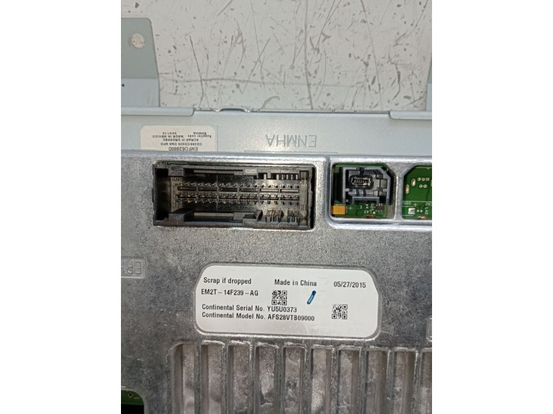 Recambio de pantalla multifuncion para ford s-max (cj, wa6) 2.0 tdci referencia OEM IAM EM2T14F239AG YU5U0373 AFS28VTB09000