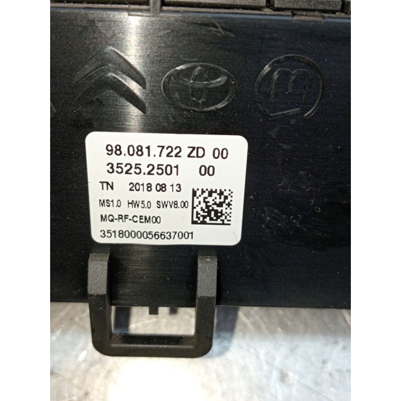 Recambio de mando calefaccion / aire acondicionado para peugeot partner furgoneta/monovolumen (k9) 1.6 bluehdi 75 referencia OEM